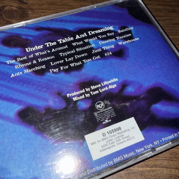 Under the Table & Dreaming by Matthews, Dave (CD, 1994) - Picture 3 of 3